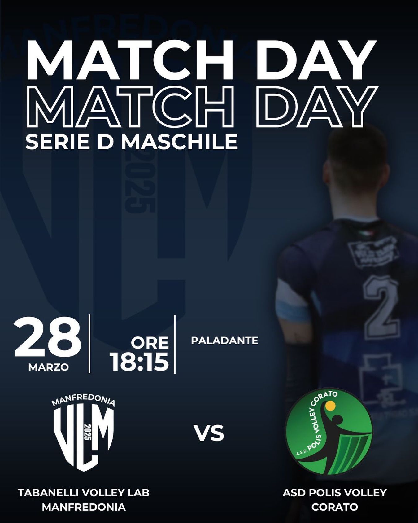 VOLLEY Serie D Maschile | Tabanelli Volley Lab Manfredonia vs ASD Polis Volley Corato