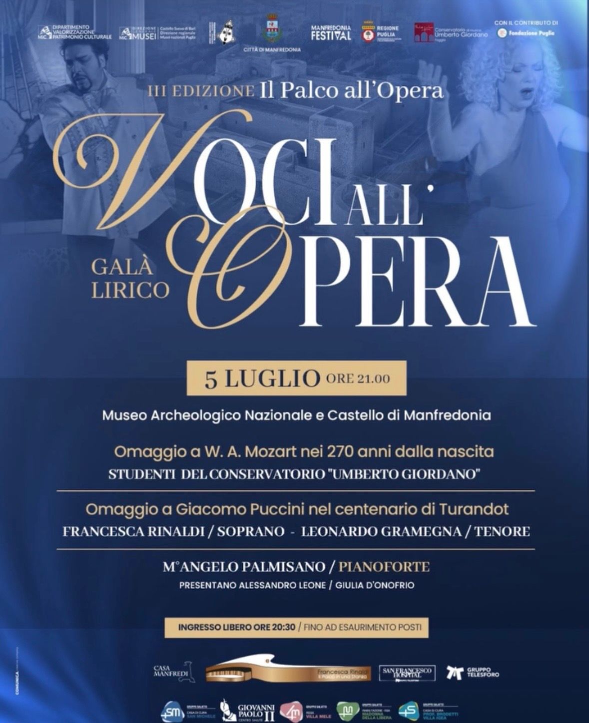 Il Palco all'Opera – III Edizione | Manfredonia Festival 2026