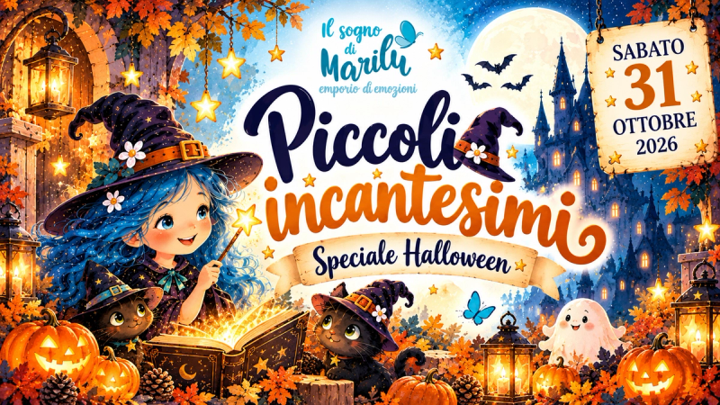 Piccoli Incantesimi – Speciale Halloween per bambini da 12 a 24 mesi