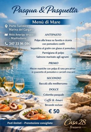 Pranzo di Pasquetta | Casa 28 Brasserie