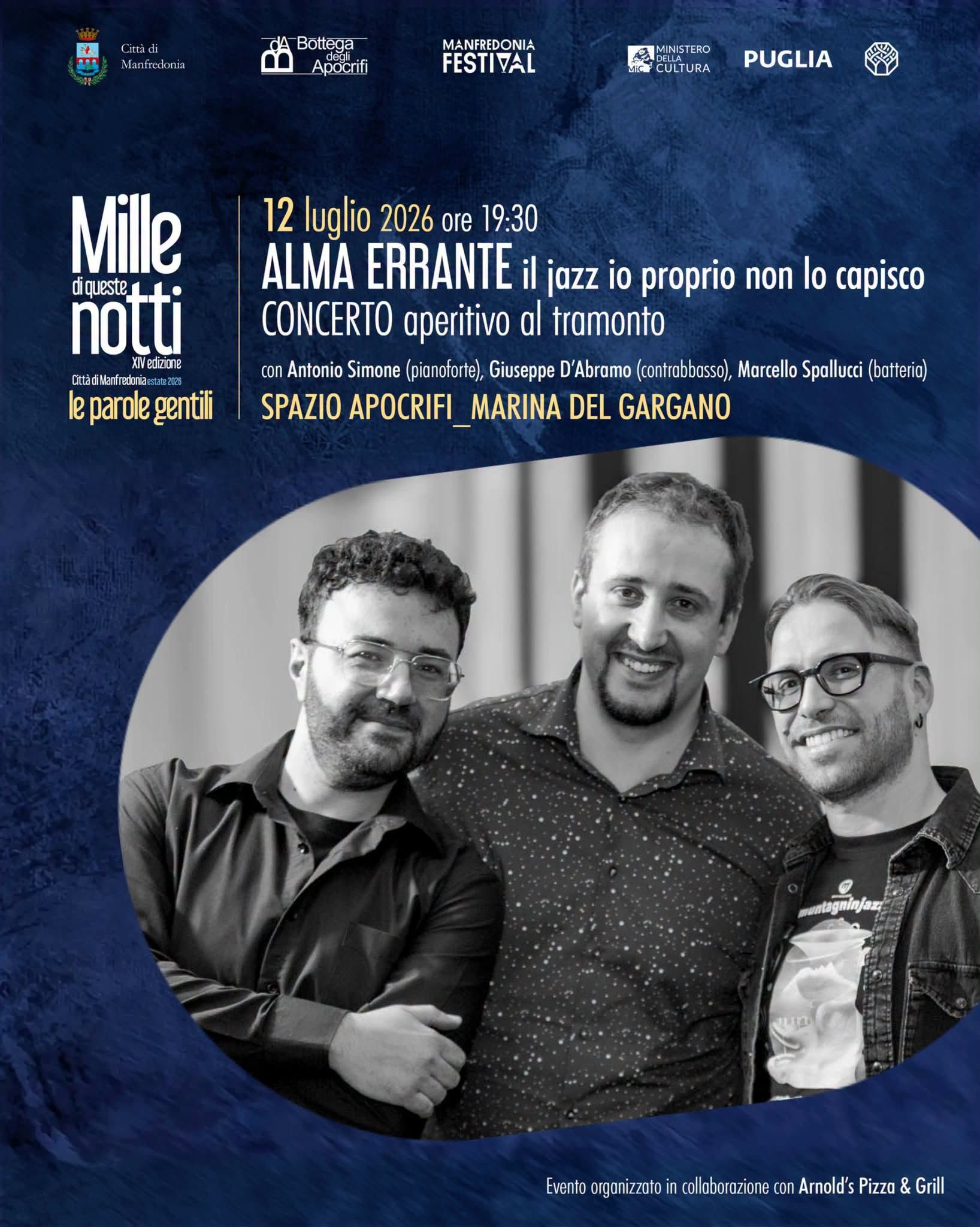  Alma Errante – Il jazz io proprio non lo capisco | Manfredonia Festival 2026