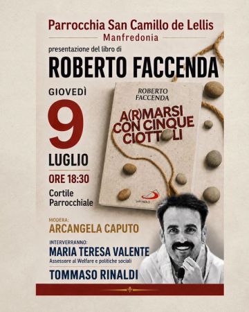 Roberto Faccenda presenta "A(r)marsi con cinque ciottoli" 