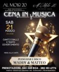 Cena in musica | Piano bar e disco con Maddy & Matteo