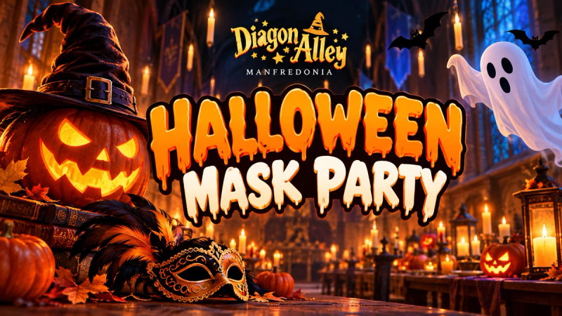 Halloween Mask Party – Crea la tua maschera magica da Diagon Alley