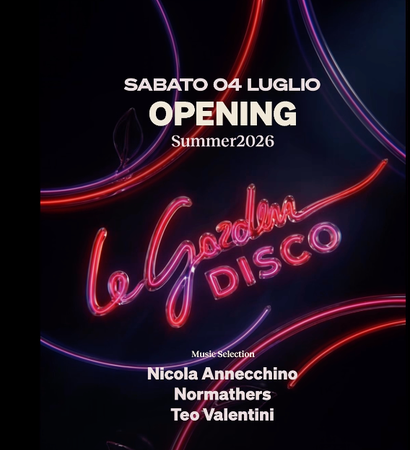 Opening Summer 2026 | Le Gardén Disco