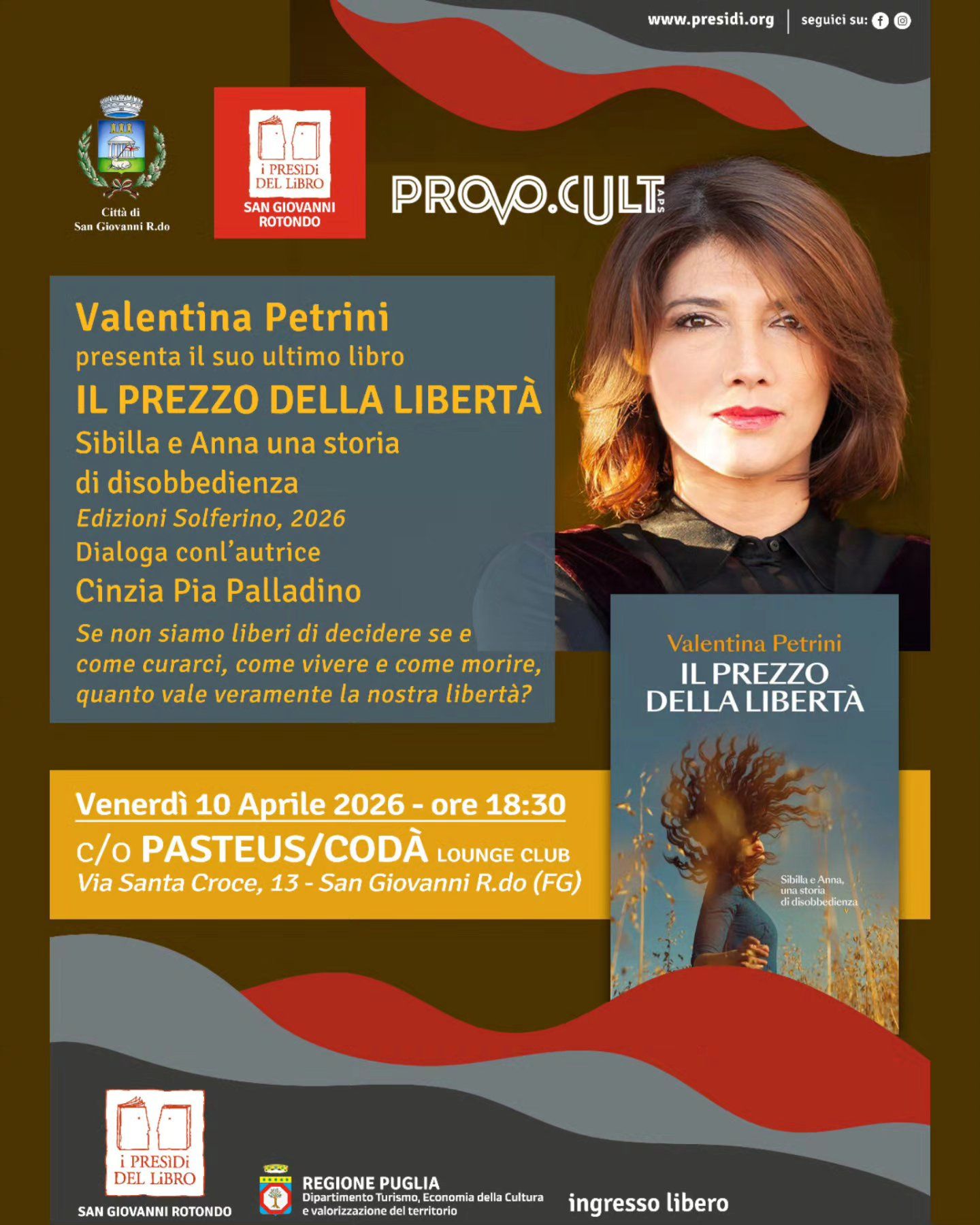 Presentazione libro con Valentina Petrini | San Giovanni Rotondo
