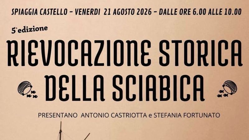 Rievocazione storica della pesca con la sciabica – 5ª edizione