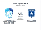 Calcio | Manfredonia Calcio 1932 – Paganese