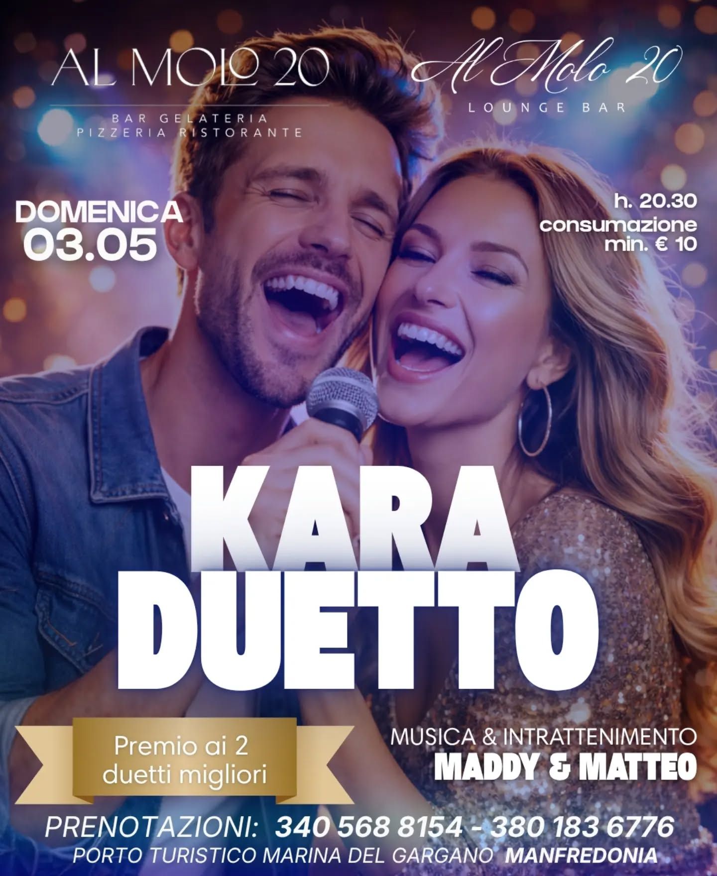 Kara Duetto con Maddy & Matteo | Al Molo 20