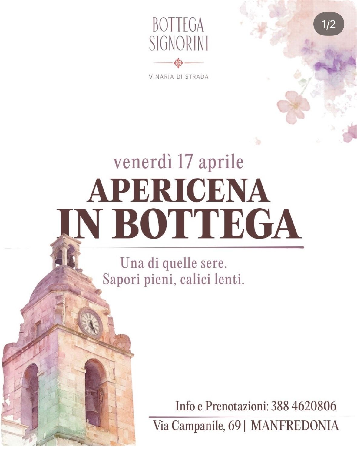 Apericena in Bottega 