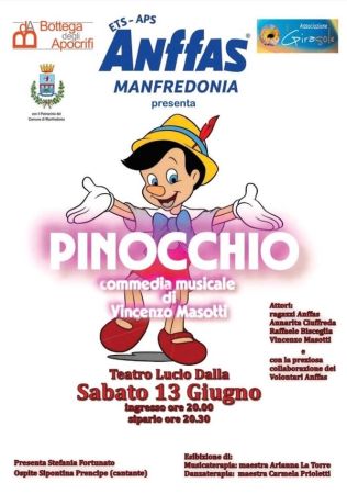 Pinocchio – Commedia musicale con i ragazzi Anffas