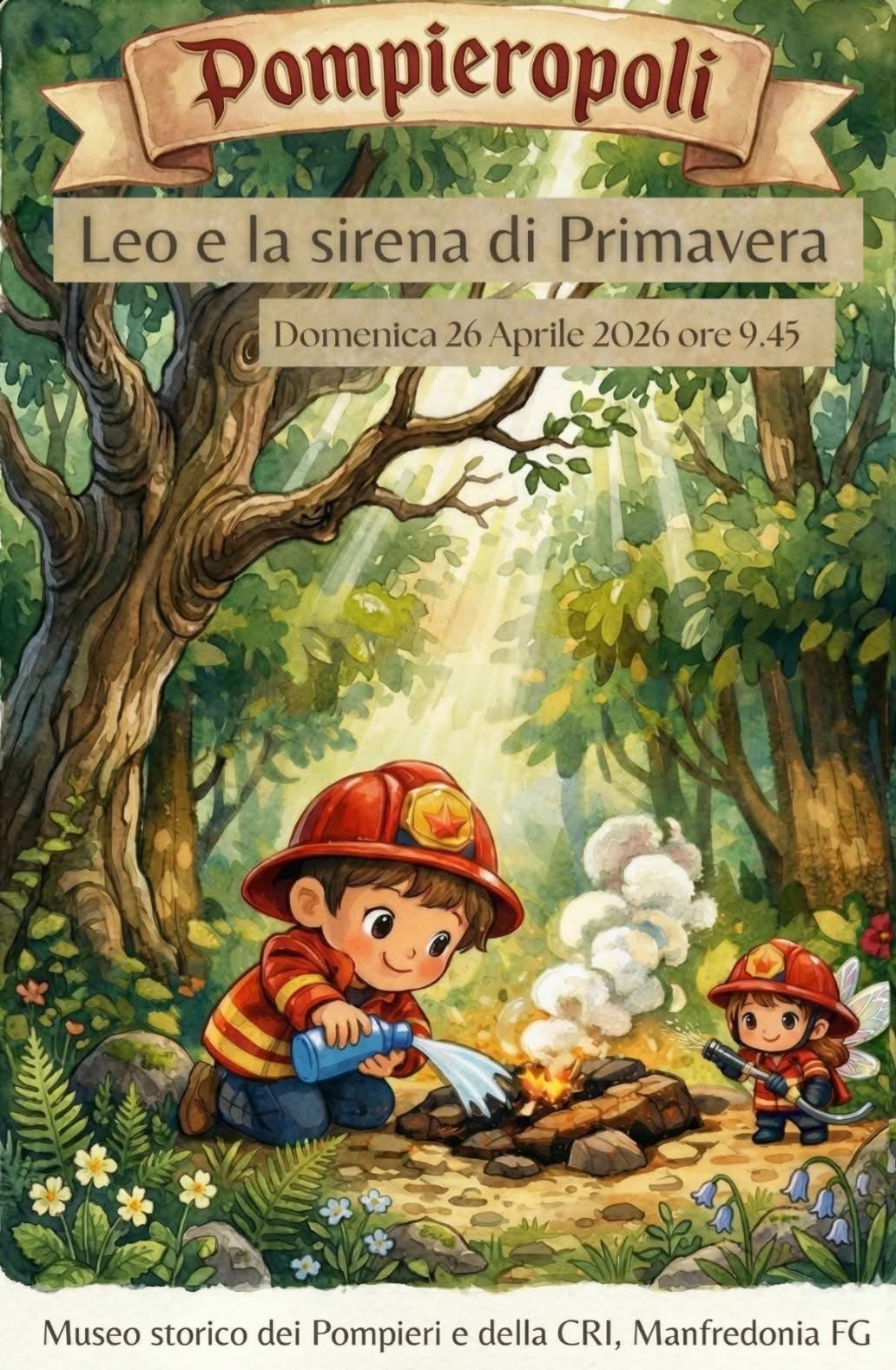 Pompieropoli | Leo e la sirena di Primavera