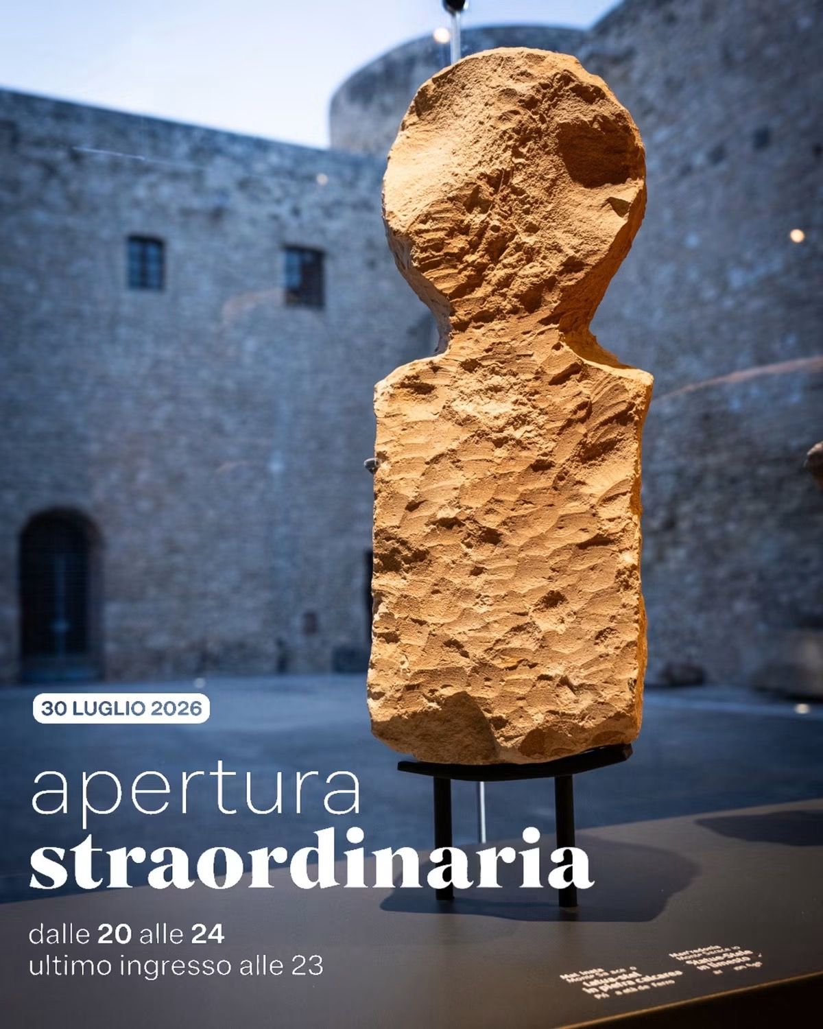 Apertura serale straordinaria al Museo Archeologico Nazionale