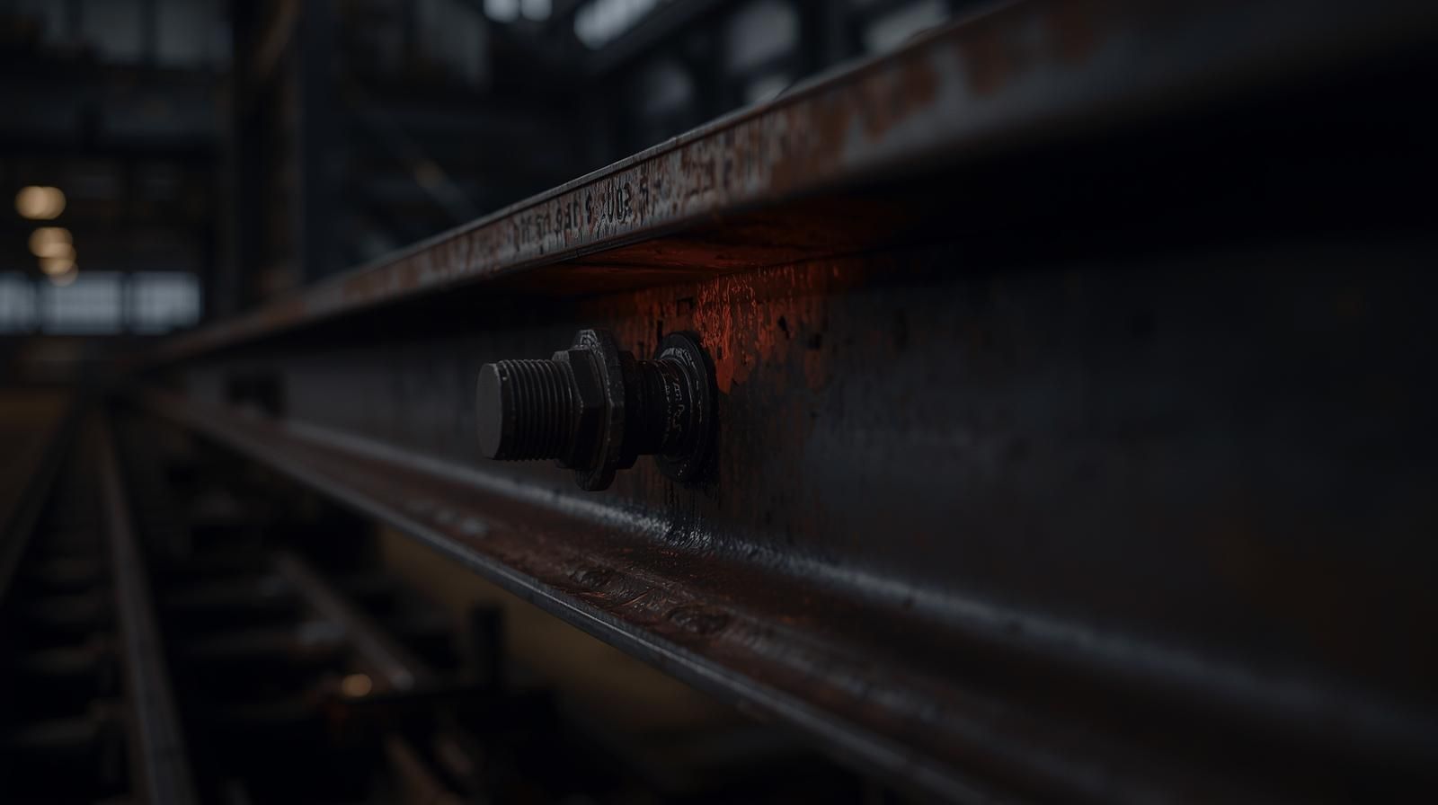Steel rail joint
