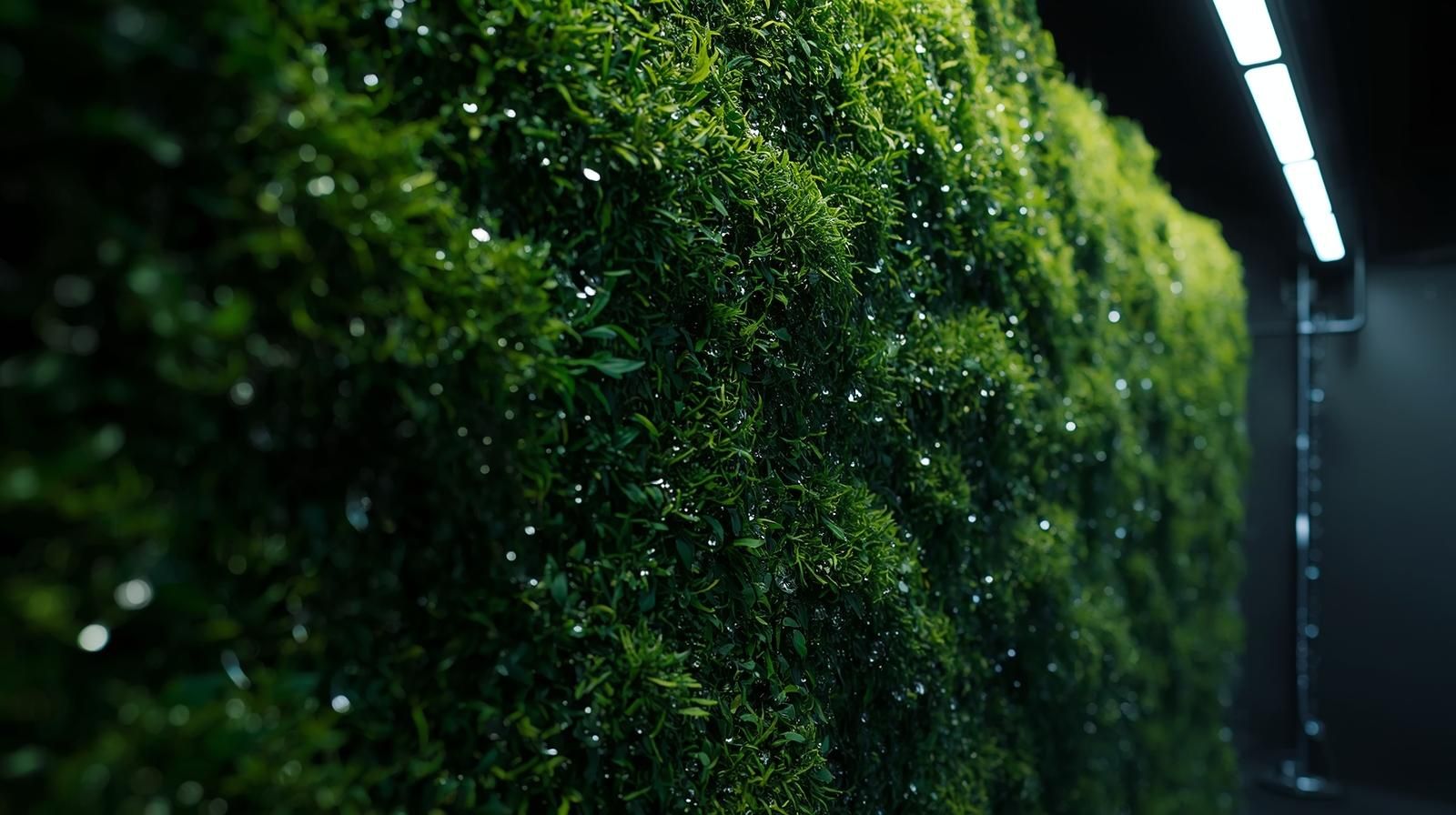 Living moss wall