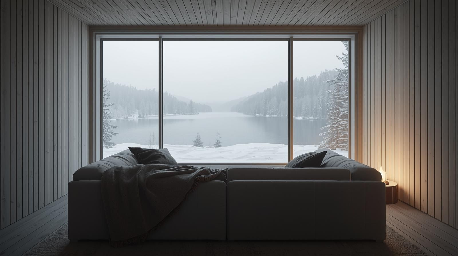 Norwegian Lakeside Cabin