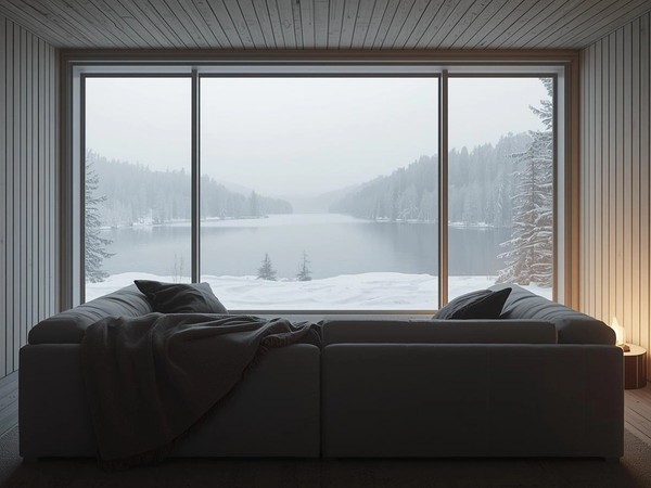 Norwegian Lakeside Cabin