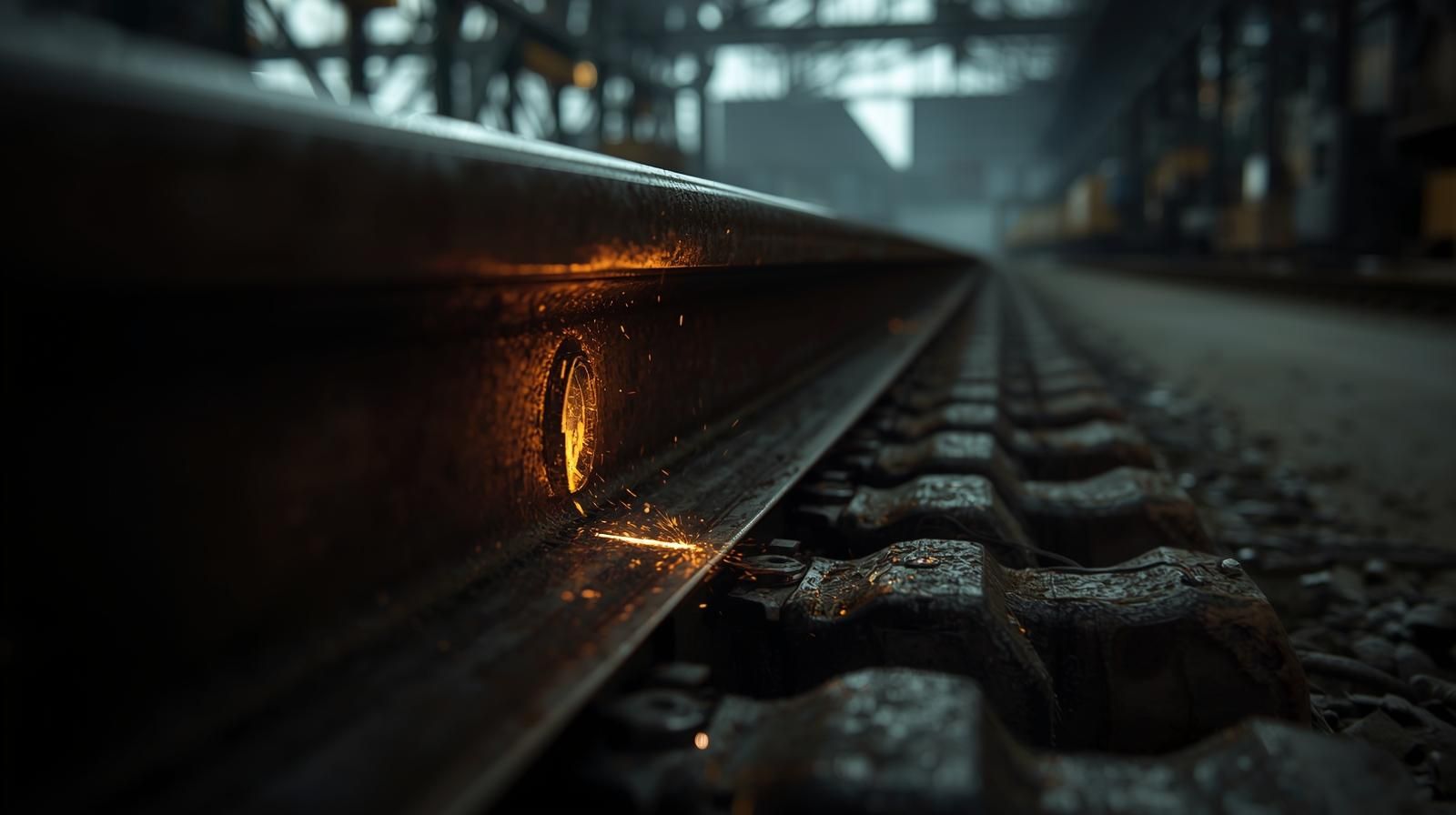 Steel rail joint