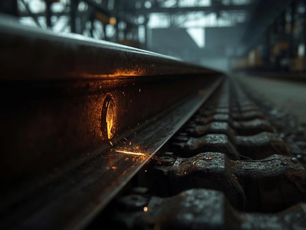 Steel rail joint