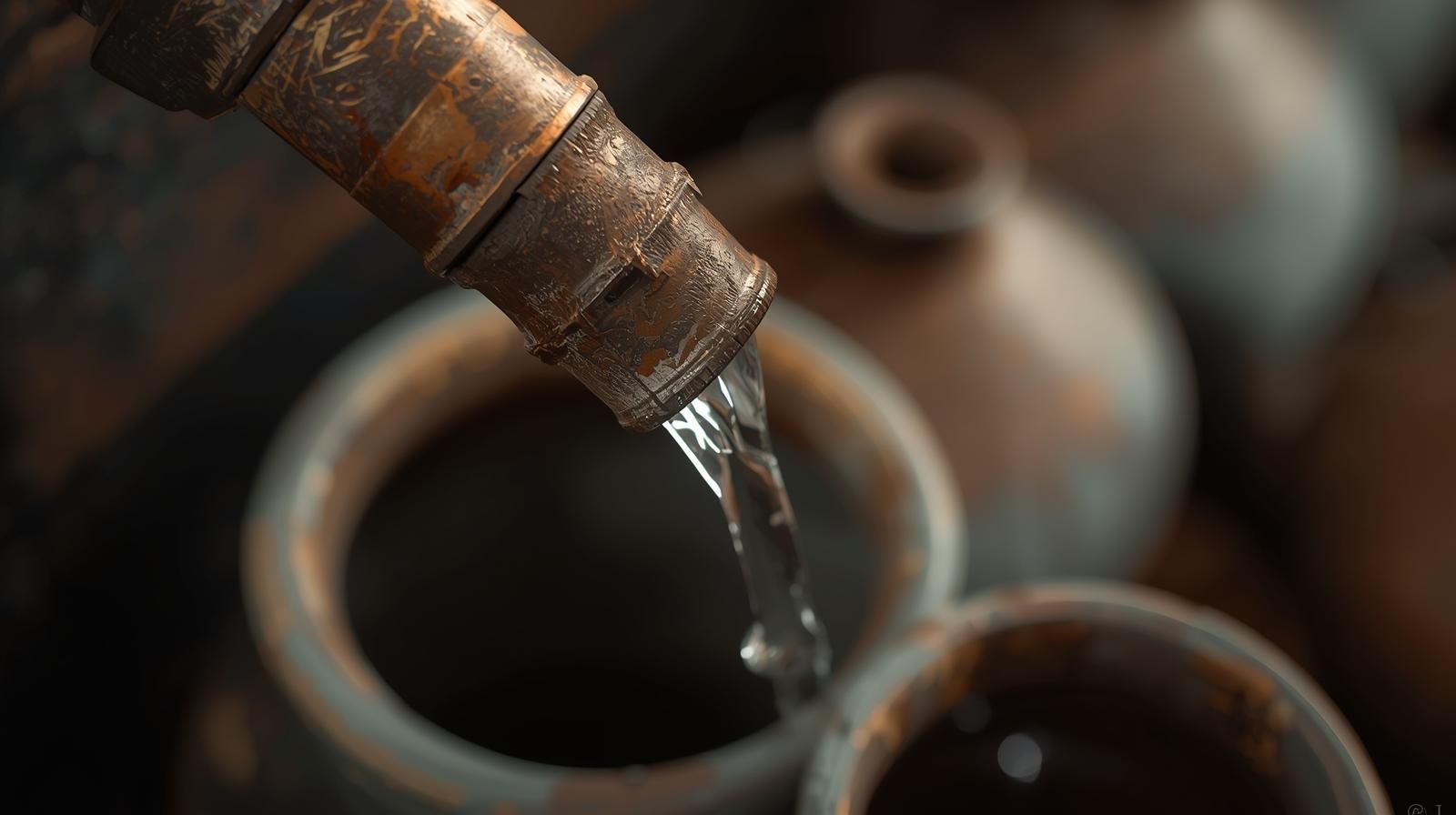 Copper pipe drip