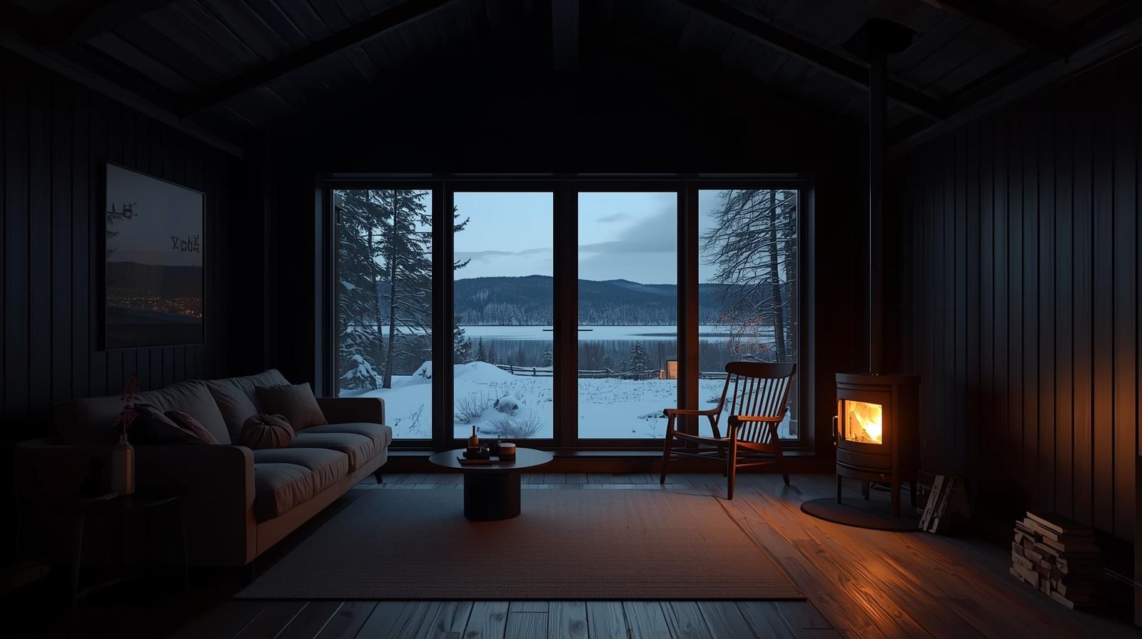 Norwegian Lakeside Cabin