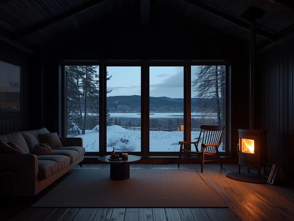 Norwegian Lakeside Cabin