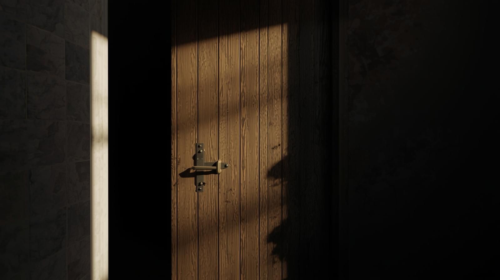 Hidden cellar door