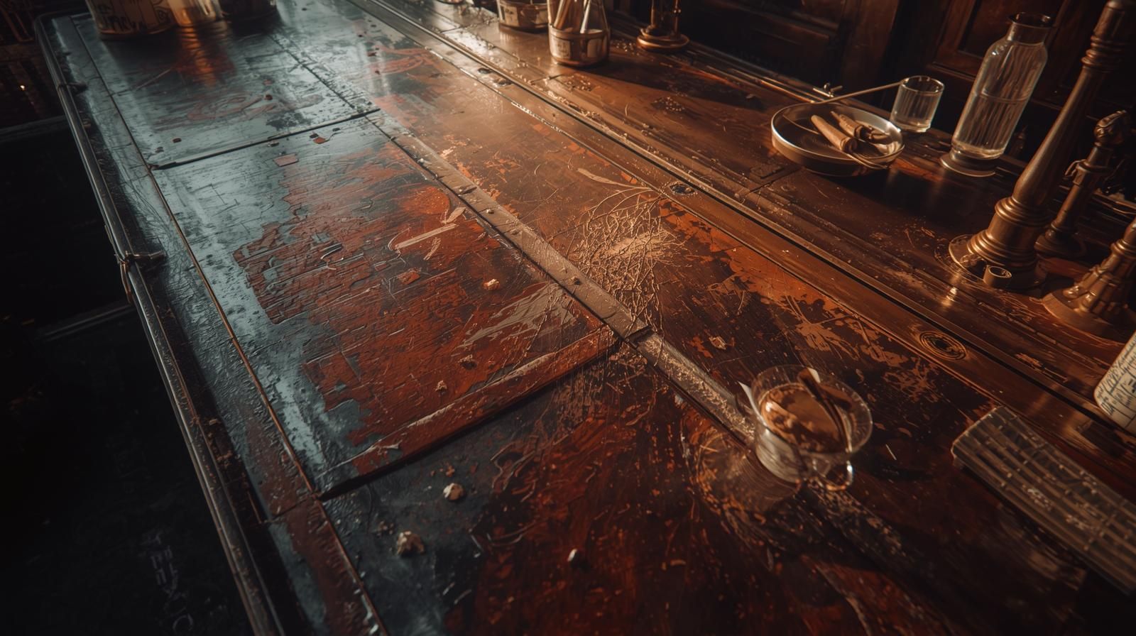 Tram timber grain
