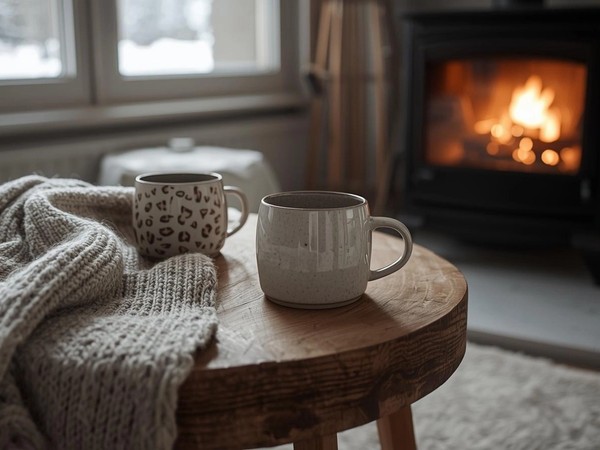Cocoa by the fire
