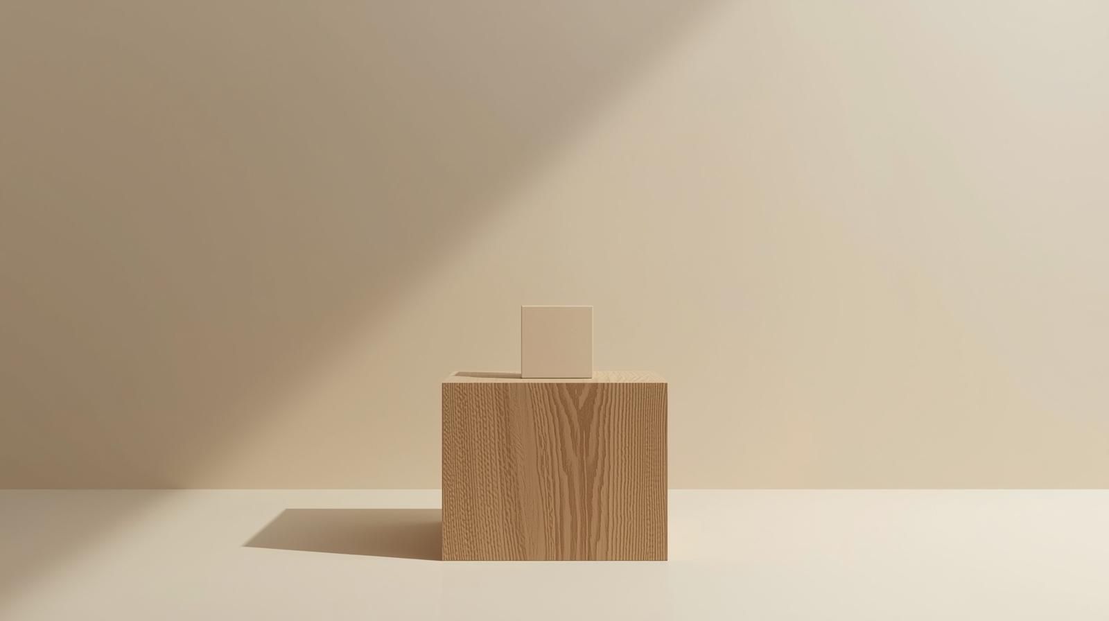 Oak plinth
