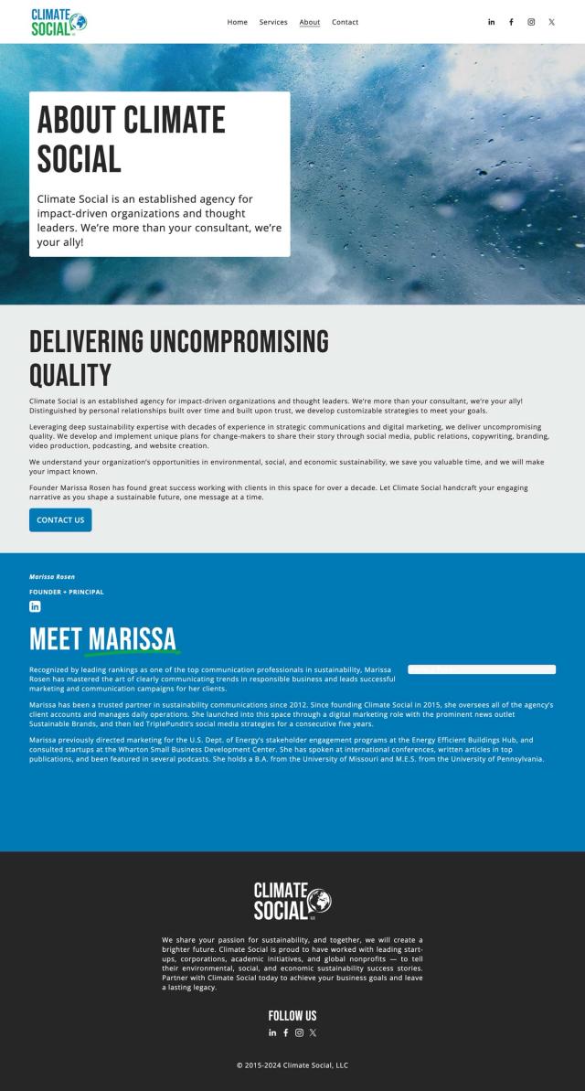 Climate Social Marketing project image