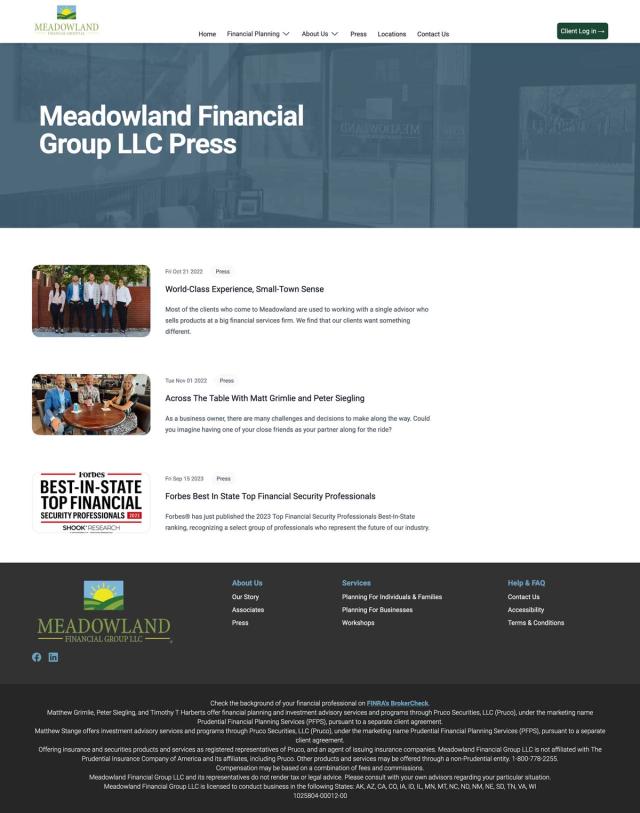 Meadowland Financial project image