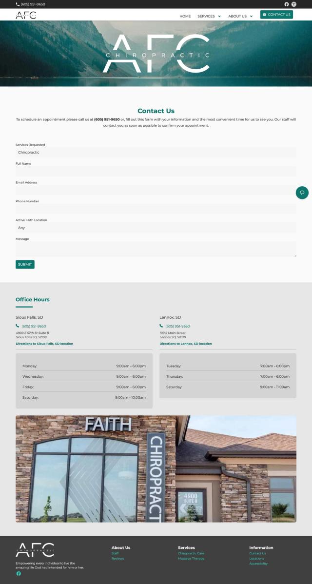 Active Faith Chiropractic project image