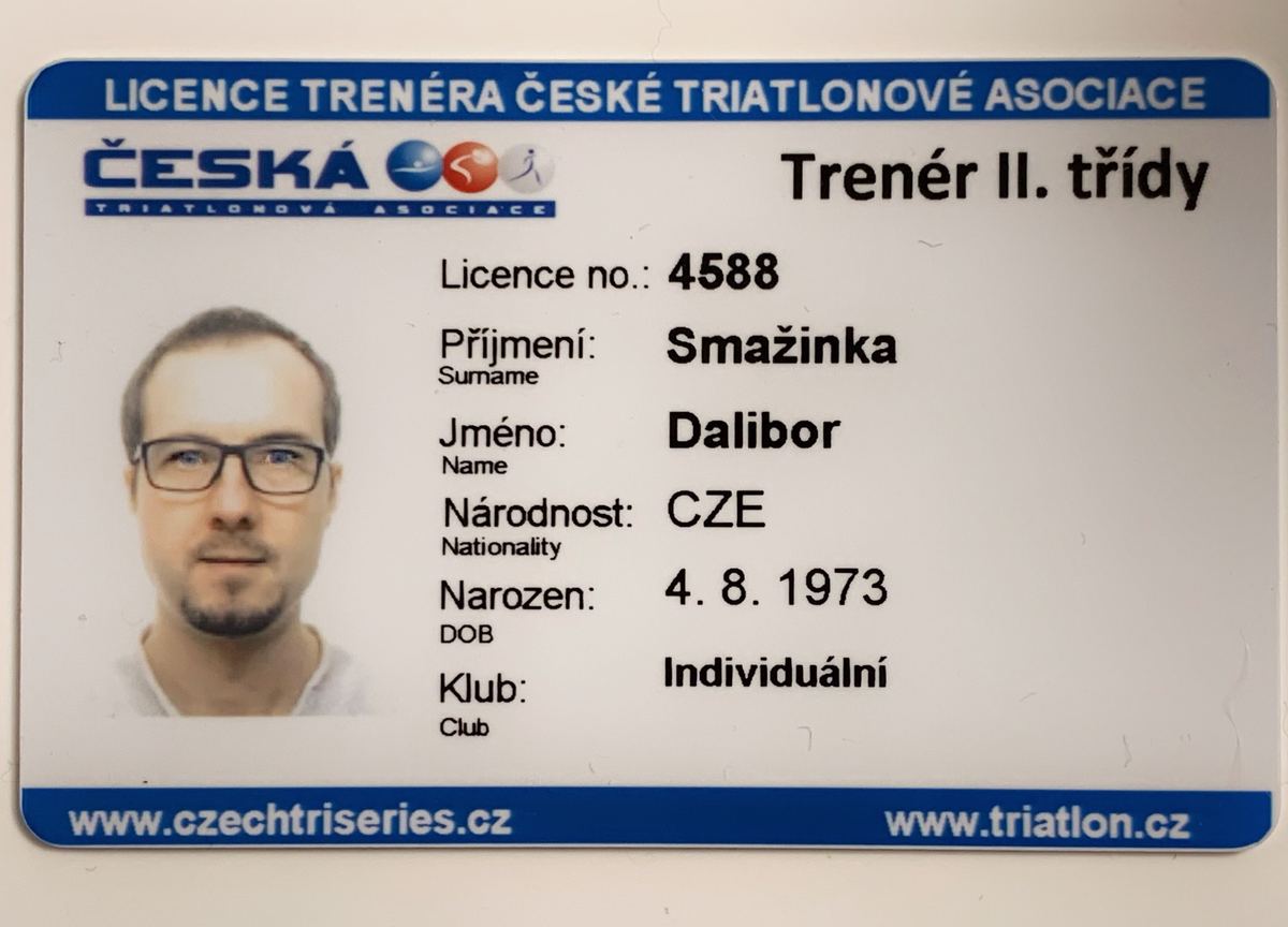 My triathlon coaching licence