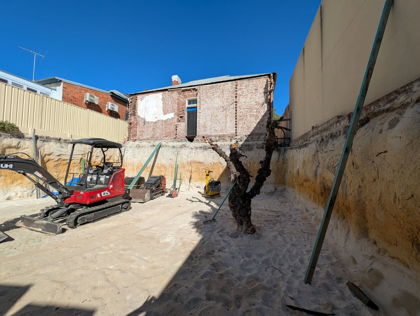 excavation pit