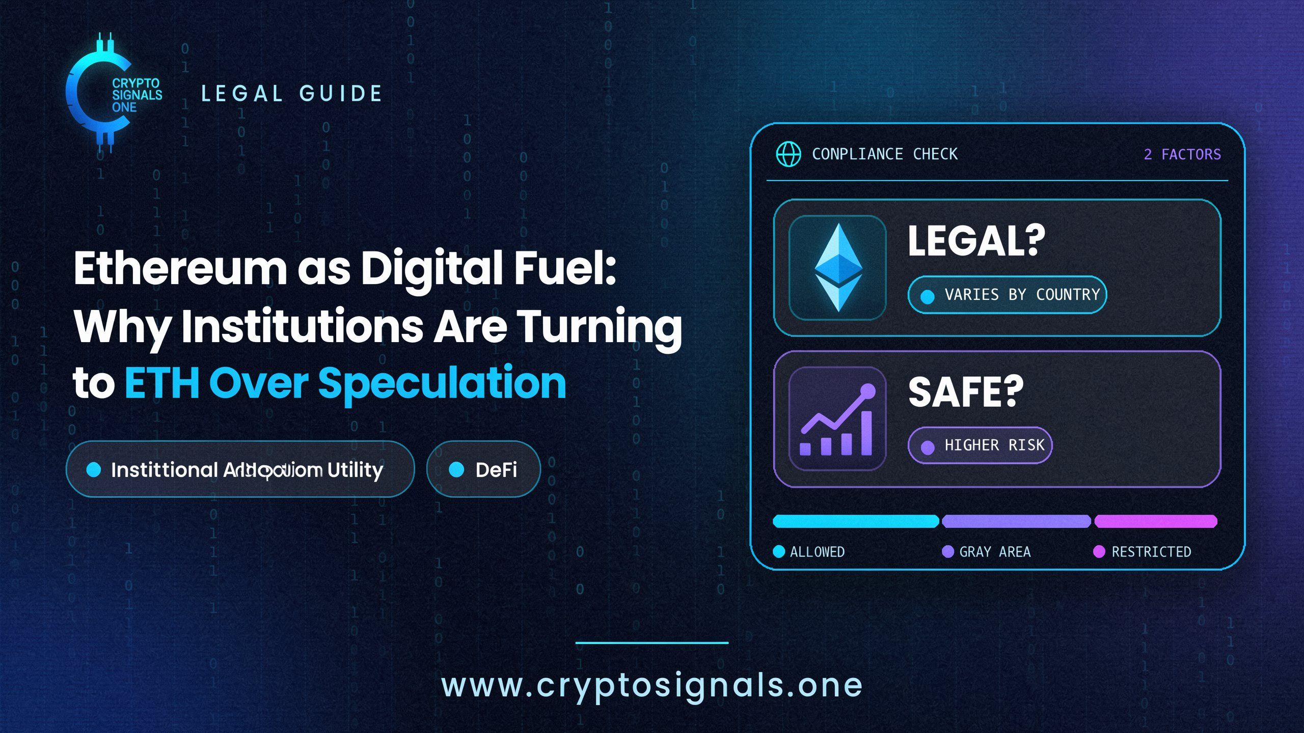 Ethereum as Digital Fuel: Why Institutions Are Turning to ETH Over Speculation