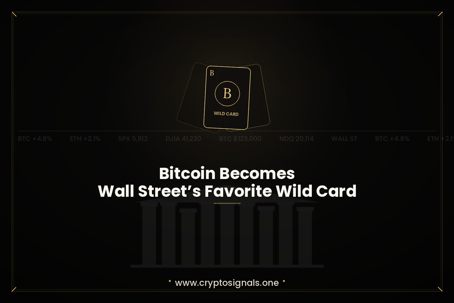 Bitcoin Becomes Wall Street’s Favorite Wild Card