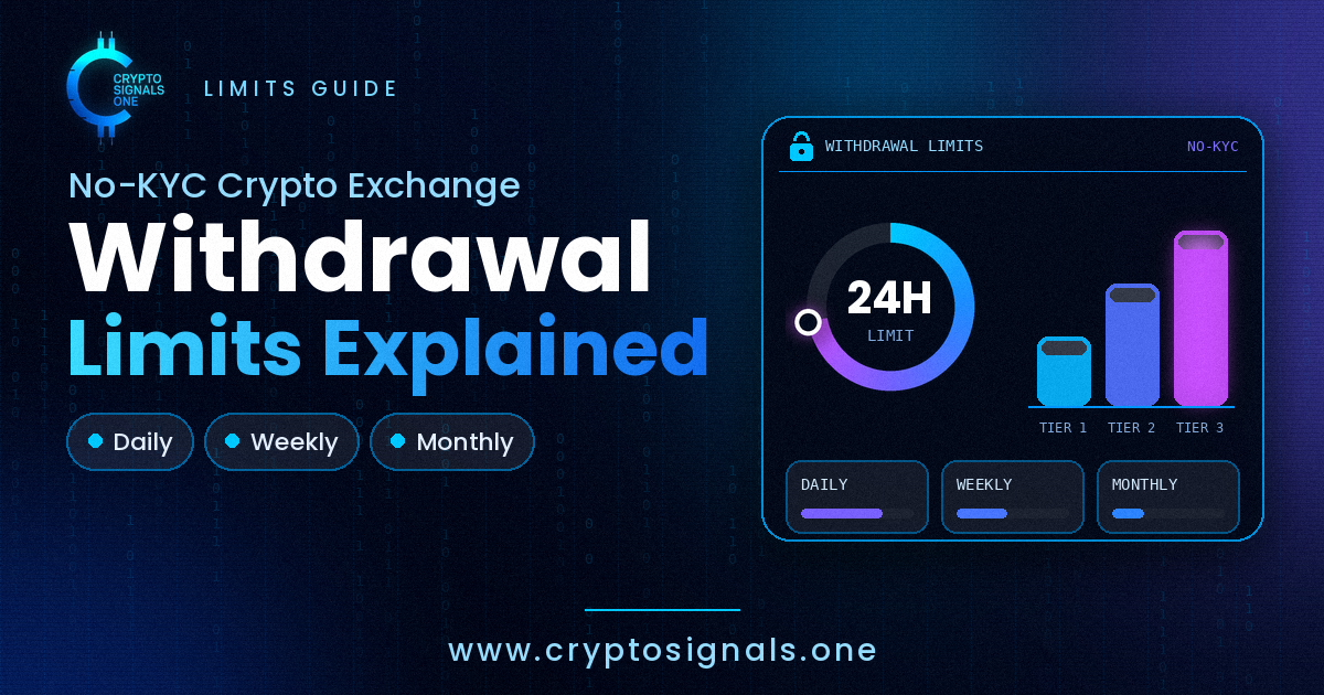 No-KYC Crypto Exchange Withdrawal Limits Explained