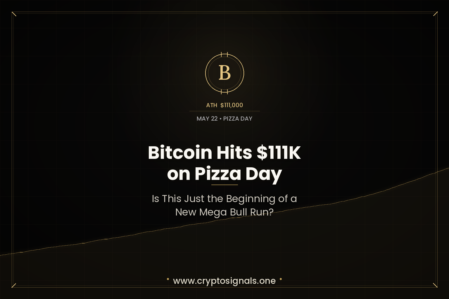 Bitcoin Hits $111K on Pizza Day: Is This Just the Beginning of a New Mega Bull Run?