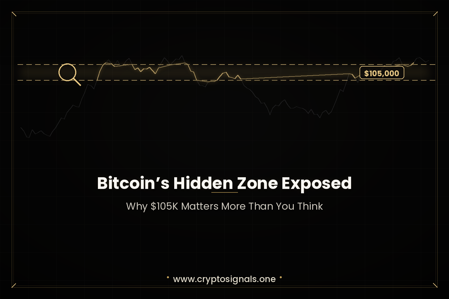 Bitcoin’s Hidden Zone Exposed: Why $105K Matters More Than You Think