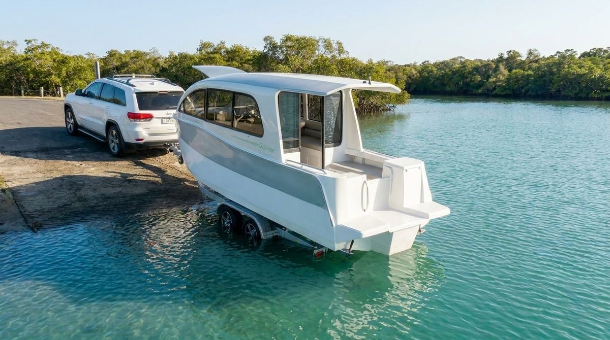 What Is a Cat Cruiser? A Plain-English Guide to the Boat That's Also a Caravan