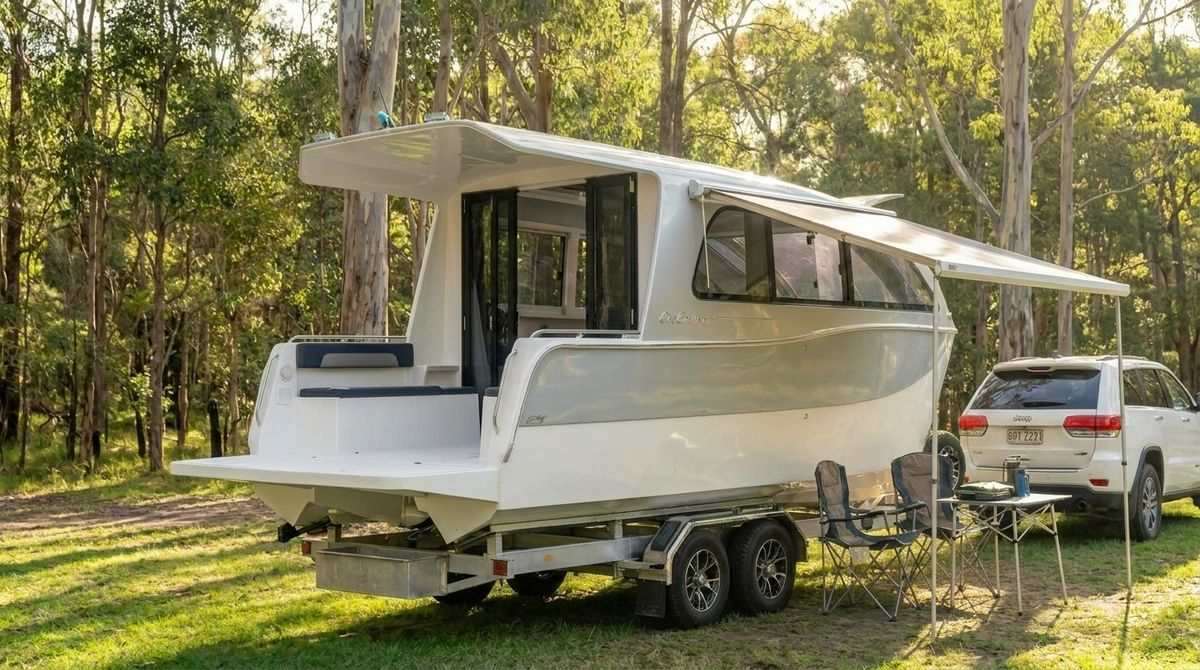 Off-Grid by Design: Charging, Solar and House Power on an All-Electric Boat-Caravan