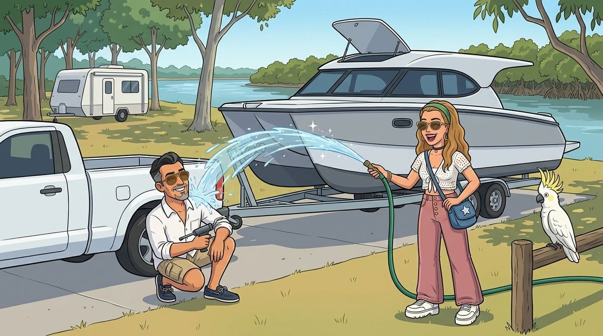 You Can Already Tow a Caravan. Here's What Changes When the Trailer Carries a Boat.