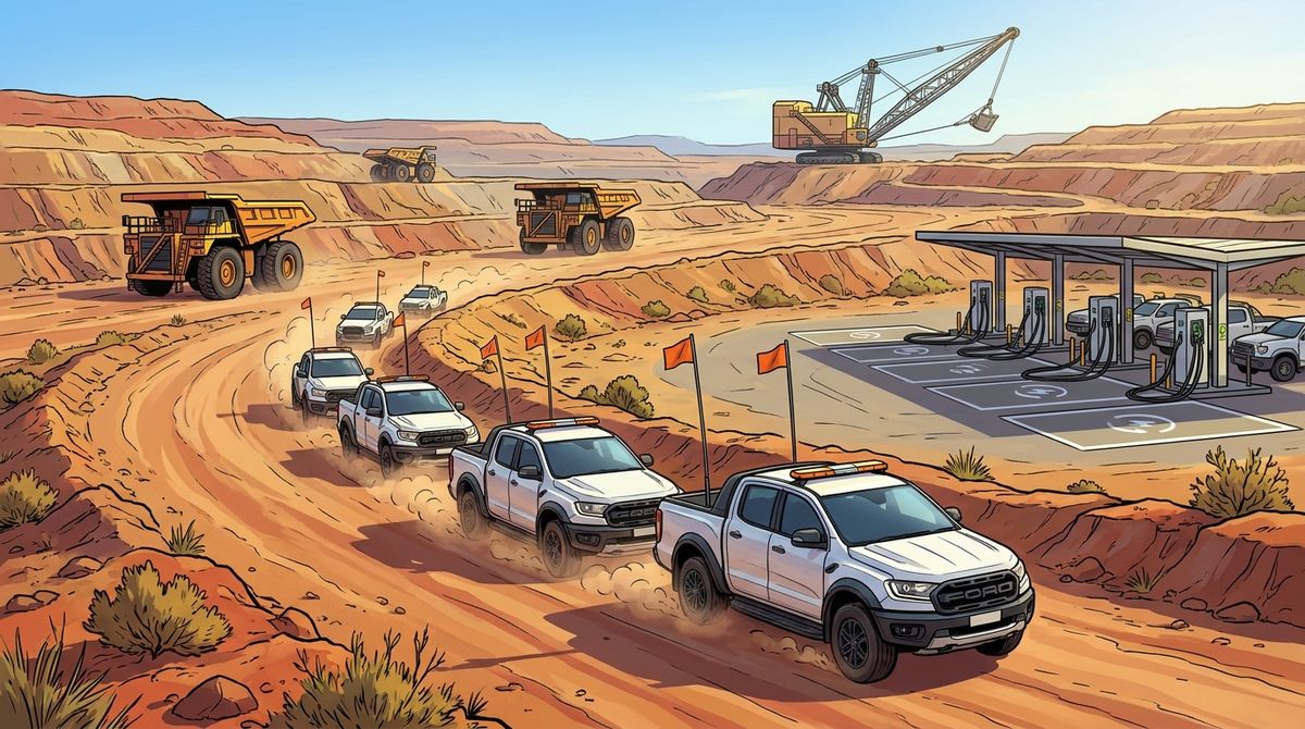 Toyota HiLux BEVs enter live production at BHP's Goonyella Riverside mine