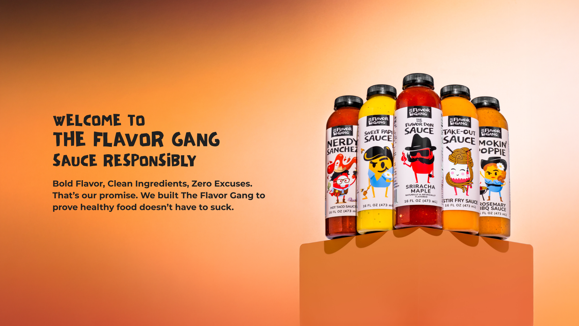 The Flavor Gang promo banner