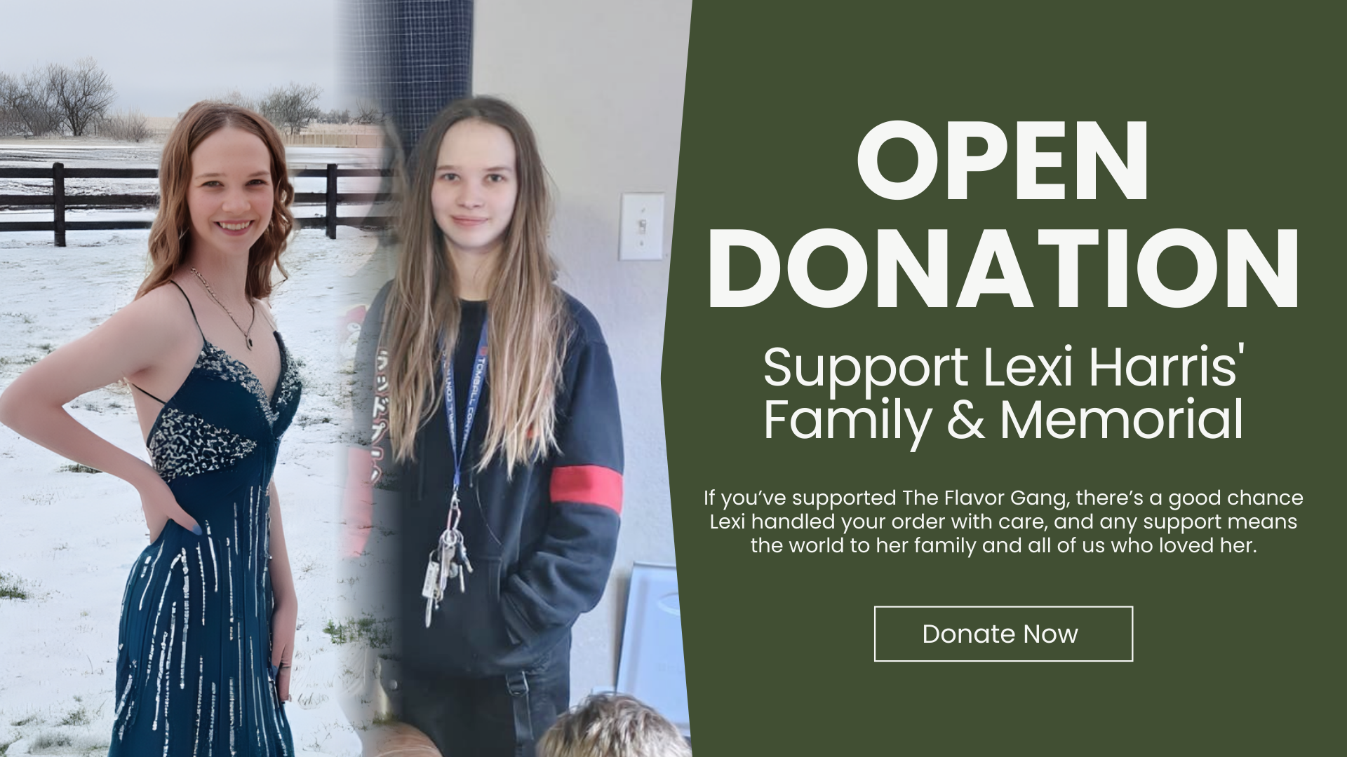 The Flavor Gang promo banner