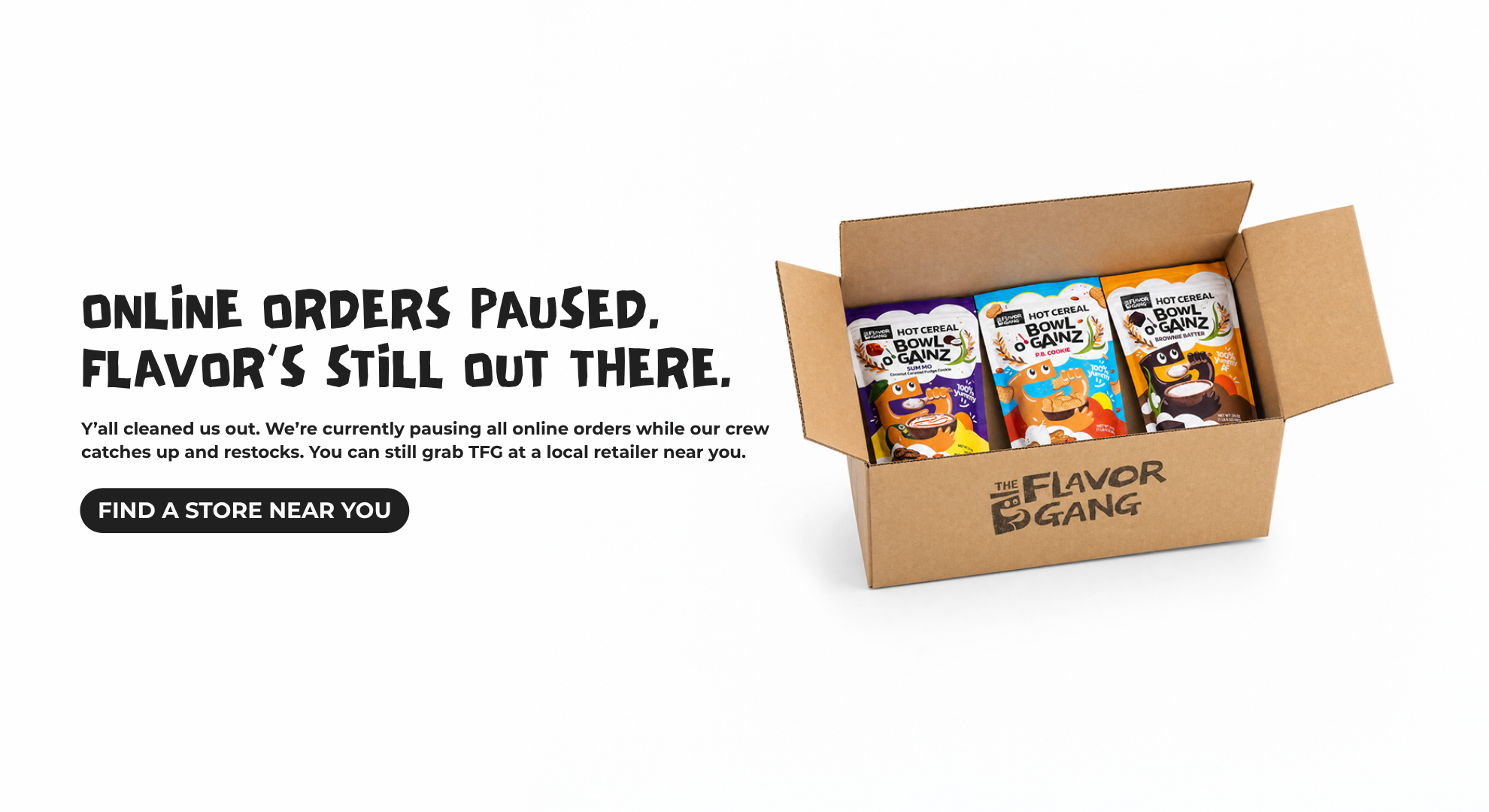 The Flavor Gang promo banner