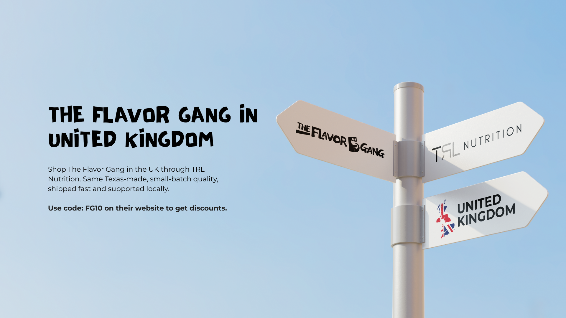 The Flavor Gang promo banner