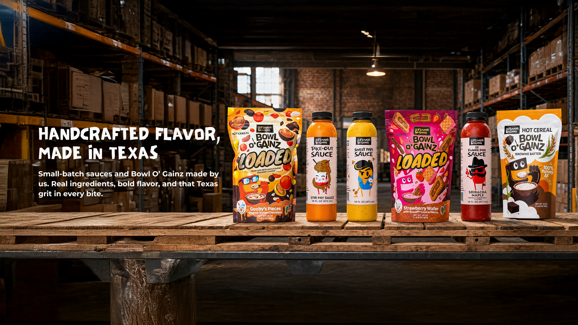 The Flavor Gang promo banner