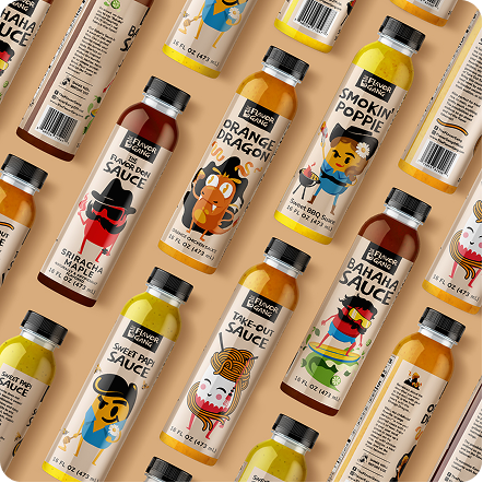 People holding Flavor Gang products